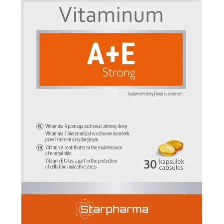 Vitaminum A+E Fuerte, 30 cápsulas