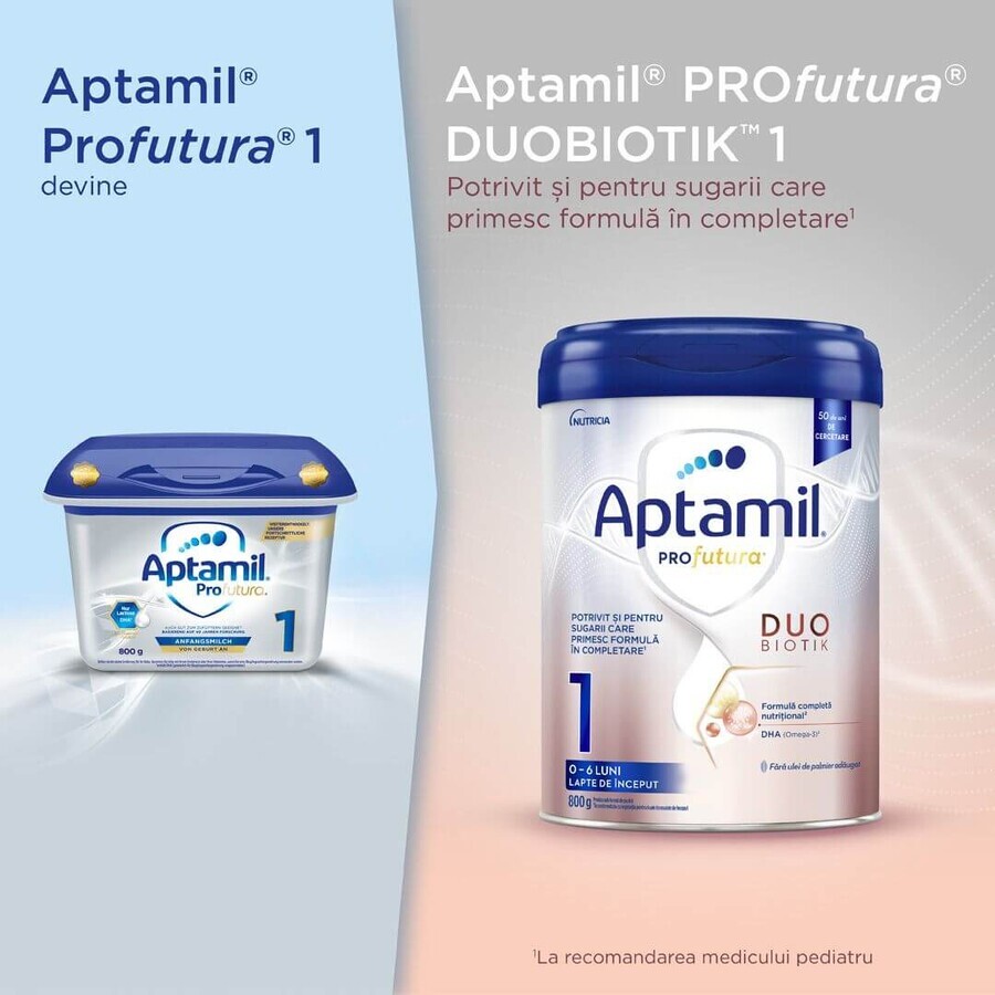 Aptamil PROfutura DUOBIOTIK 1 powdered milk, 800 g, 0-6 months, Nutricia