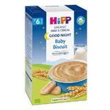 Milk and cereal with baby biscuit Good Night, 250 g, Hipp