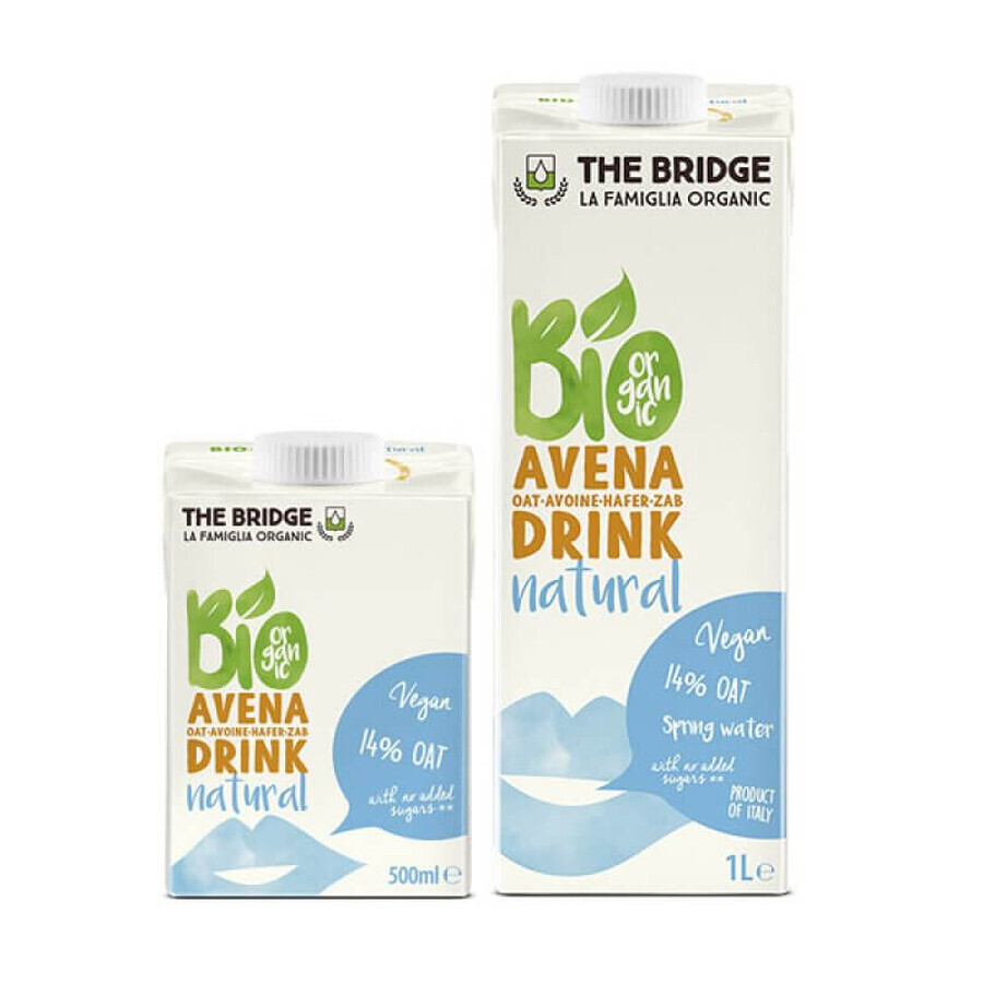 Biologische plantaardige havermelk, 1L, The Bridge