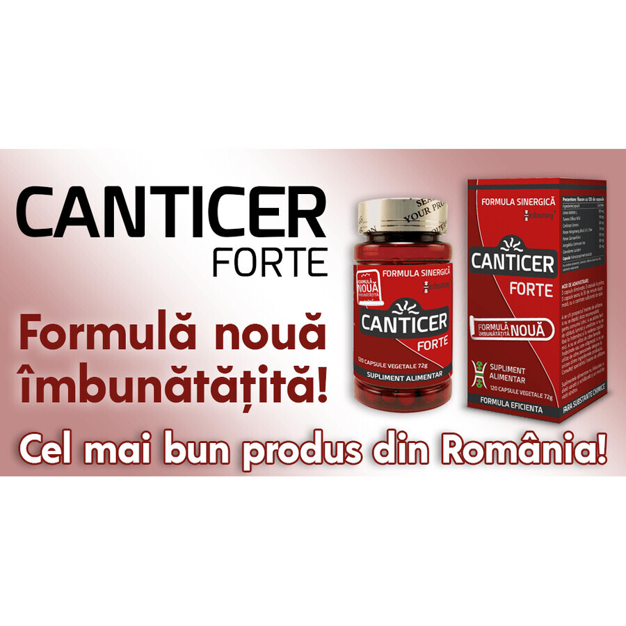 Canticer Forte, 120 plantaardige capsules, Qingdao Heshoutang