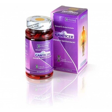 Canticer, 120 capsule vegetali, Qingdao Heshoutang