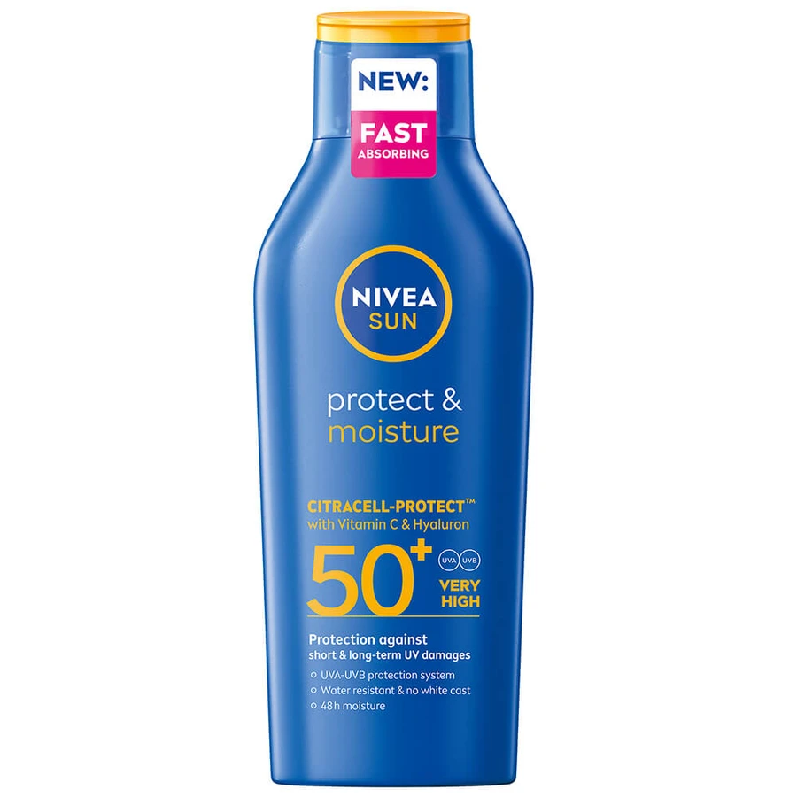 Vochtinbrengende lotion SPF50+ Protect & Moisture Sun, 400 ml, Nivea