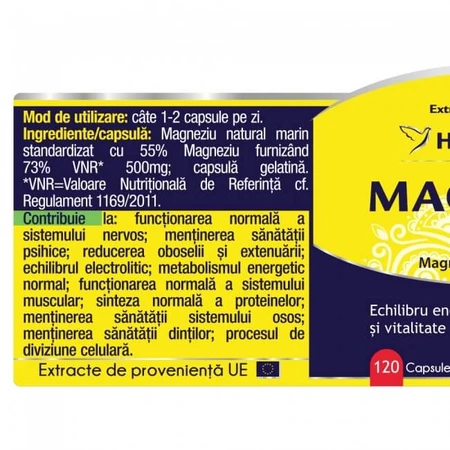 Magnesium strong, 120 capsules, Herbagetica