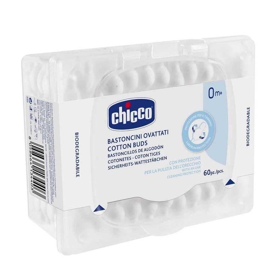 Chicco Oorknoppen 0m+, 60 stuks