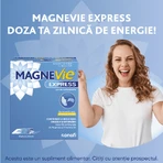 MagneVie Express, 150 mg de magnésium + 0,7 mg de vitamine B6, énergie supplémentaire, administration sans eau, 2x20 sachets