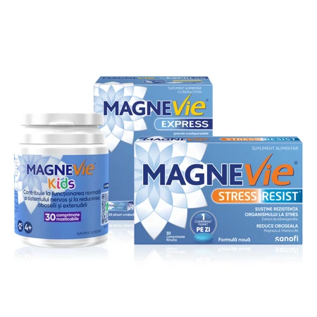 Magnevie Family Pack (MagneVie Stress Resist con Ashwaghanda + MagneVie Express + MagneVie Kids)