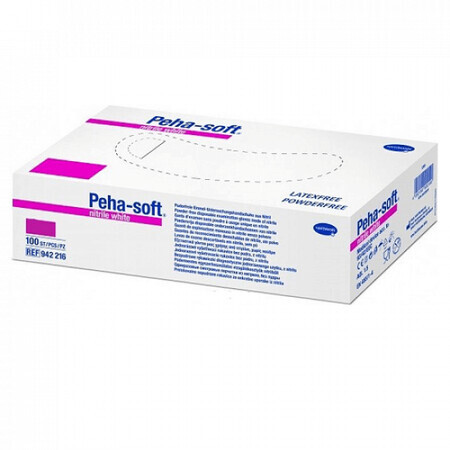 Peha-Soft nitril handschoenen, maat M, 100 stuks, Hartmann