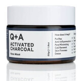 Face mask with activated charcoal, 50 g, Q+A