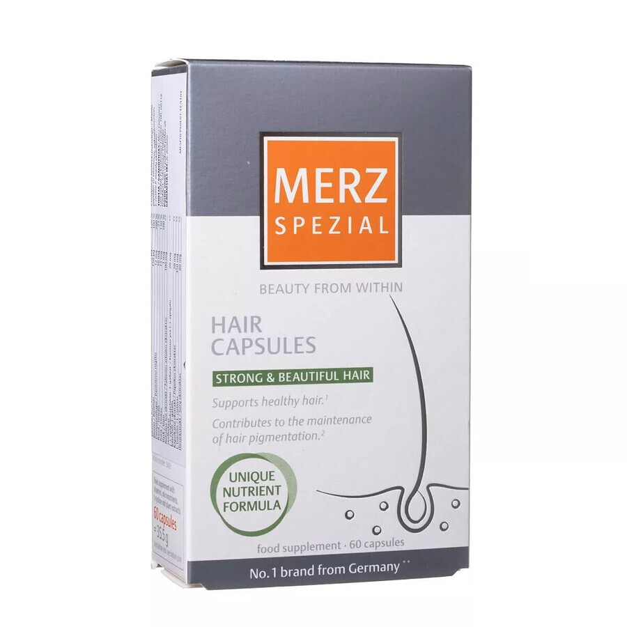 Haarcapsules, 60 capsules, Merz Pharmaceuticals