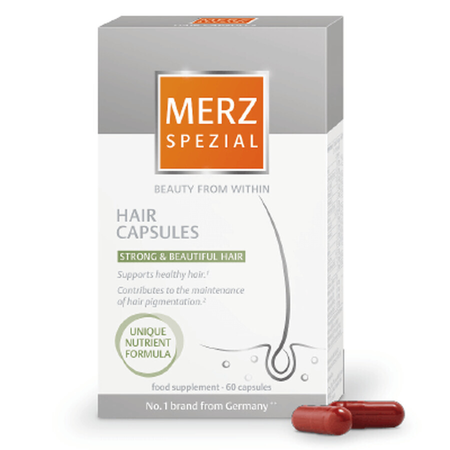 Haarcapsules, 60 capsules, Merz Pharmaceuticals