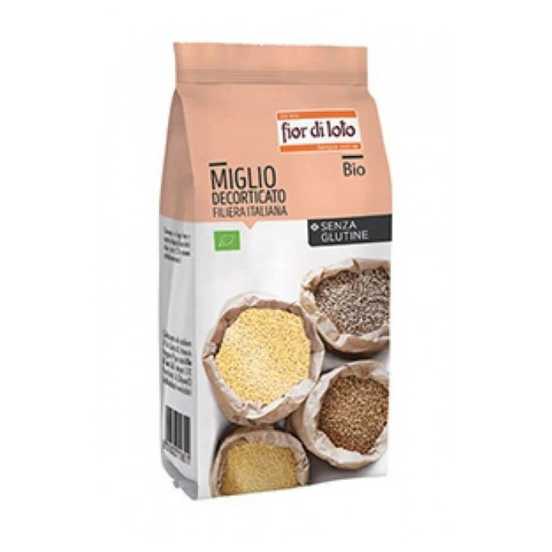 Glutenvrije gepelde gierst, 400 g, Fior Di Loto