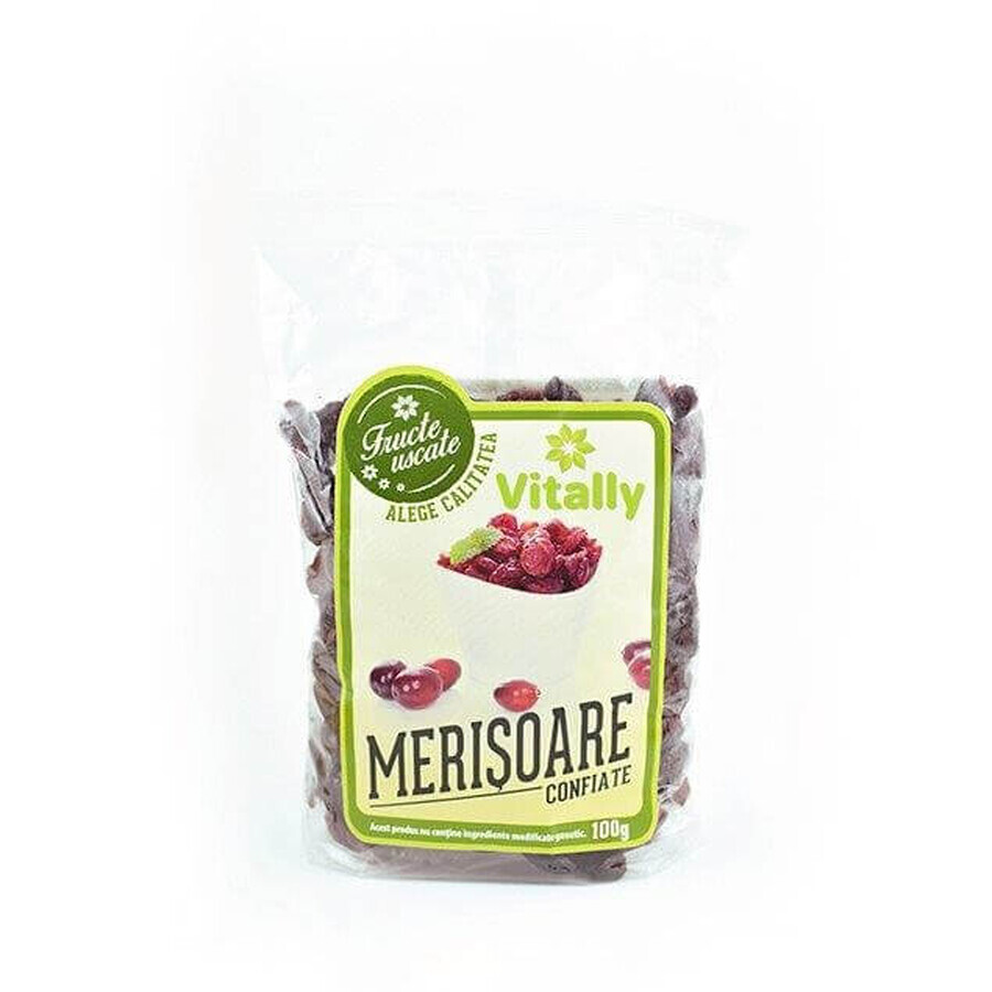 Merisoare confiate, 100 grame, Vitally