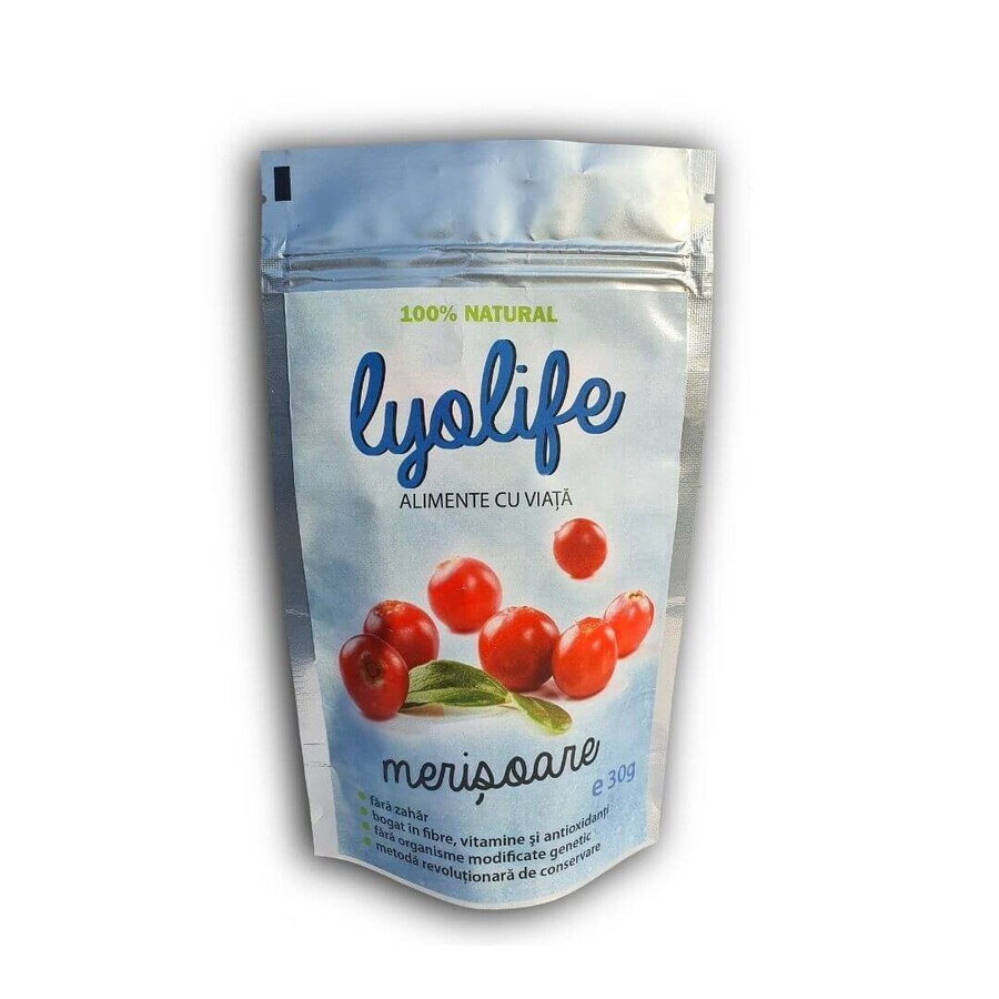 Lyolife - Freeze-dried Cherries, 30gr