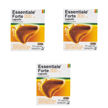 Essentiale Forte 300 mg, 3 x 50 Kapseln, Sanofi