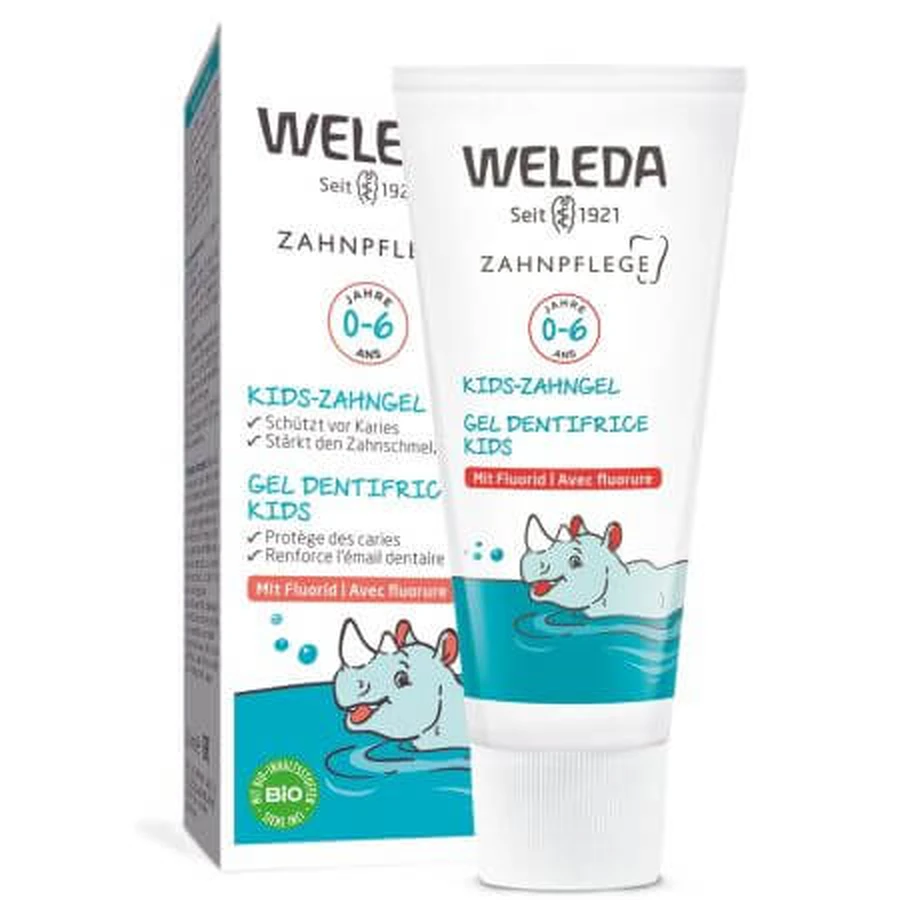 Kindertandgel met bloem, 50 ml, Weleda