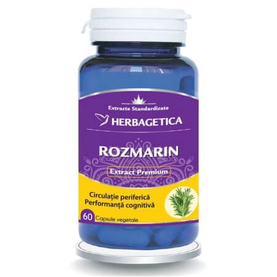 Rozemarijn, 60 capsules, Herbagetica