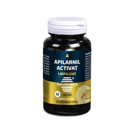 Apilarnil geactiveerd gelyofiliseerd, 60 capsules, Apicolscience