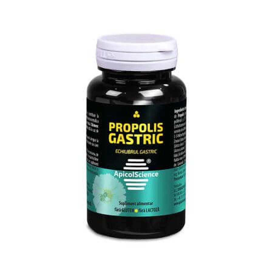 Propóleo gástrico, 60 cápsulas, Apicolscience