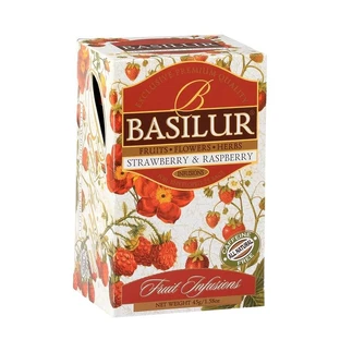 Erdbeer-Himbeer-Tee, 25 Portionsbeutel, Basilur