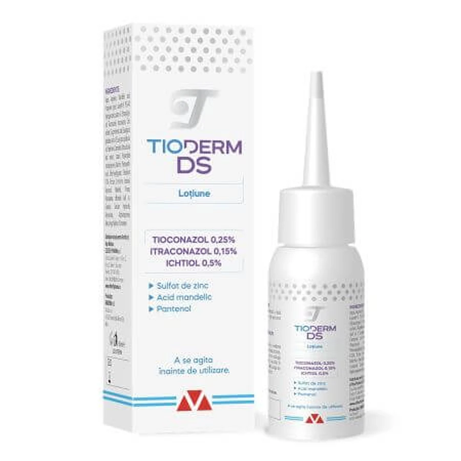 Intensieve lotion voor seborroïsch eczeem Tioderm DS, 50 ml, Braderm