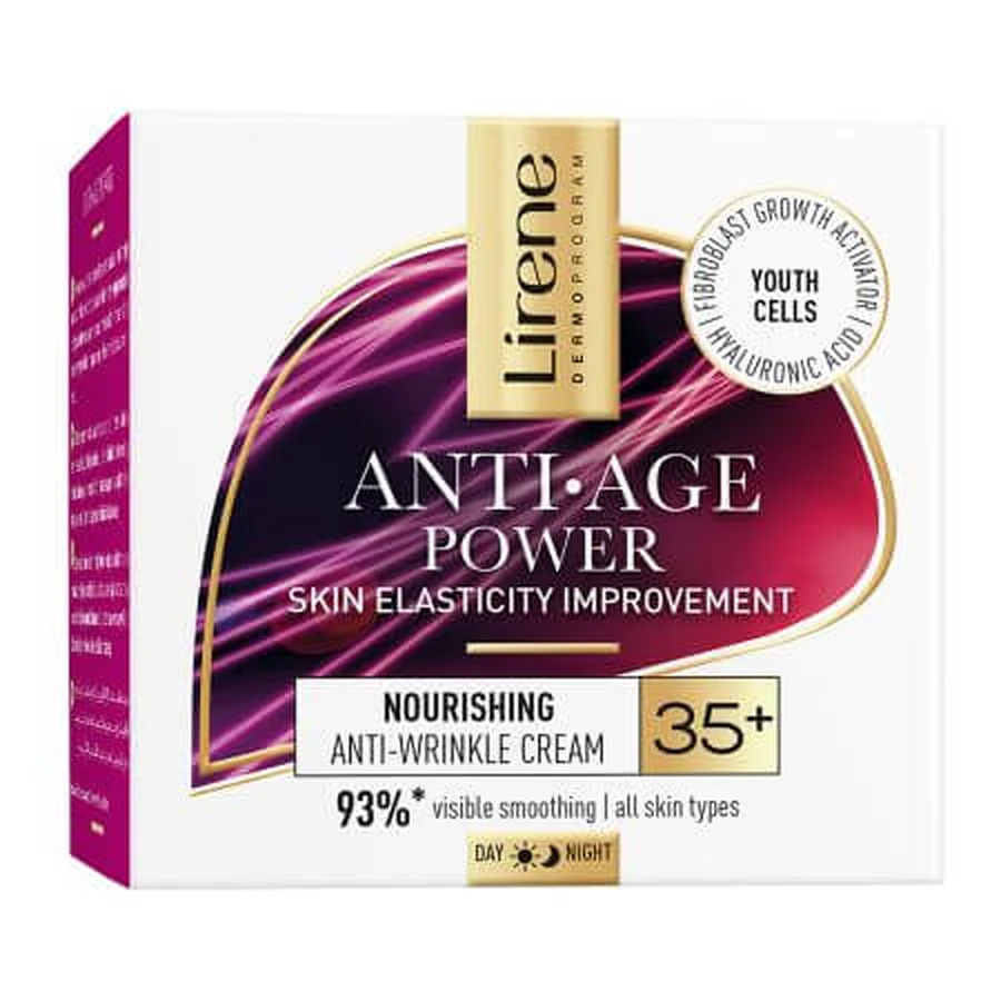 Anti-Falten-Pflegecreme 35+ Jugendzellen Anti Age Power, 50 ml, Lirene