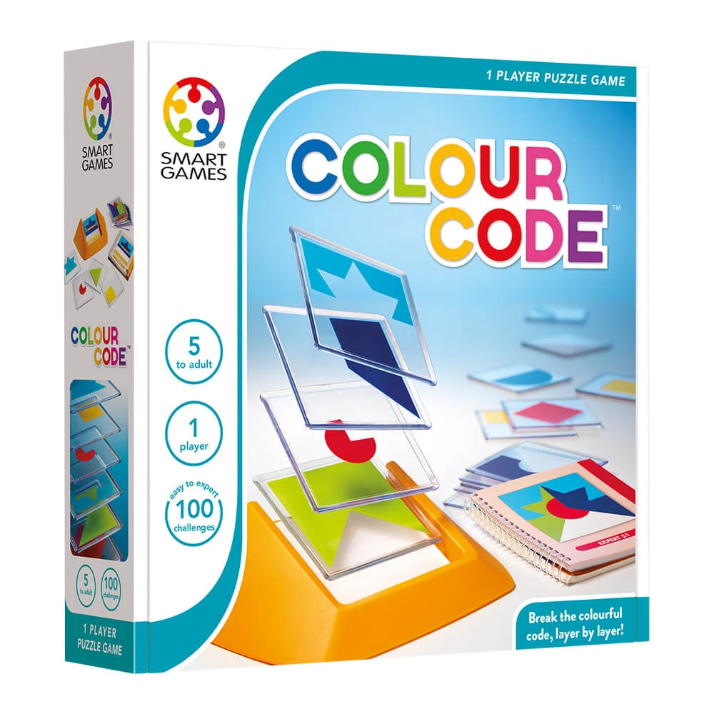 Logicaspel met 100 uitdagingen Kleurcode, 5 jaar+, Slimme spelletjes