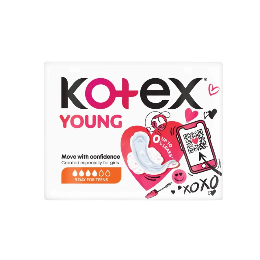 Discos absorbentes Young Day, 9 unidades, Kotex