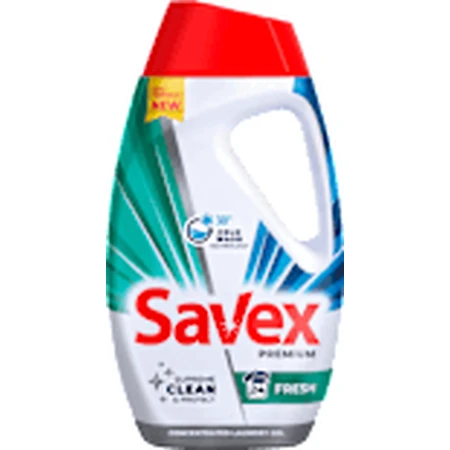 Savex Premium Fresh Flüssigwaschmittel Premium Fresh, 24 Waschgänge, 1,08 l