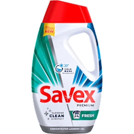 Savex Premium Fresh Flüssigwaschmittel Premium Fresh, 24 Waschgänge, 1,08 l