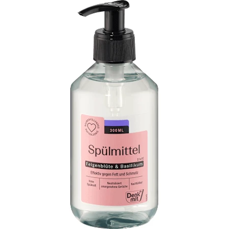 Denkmit Geschirrspülmittel Feigenblüte und Basilikum, 300 ml