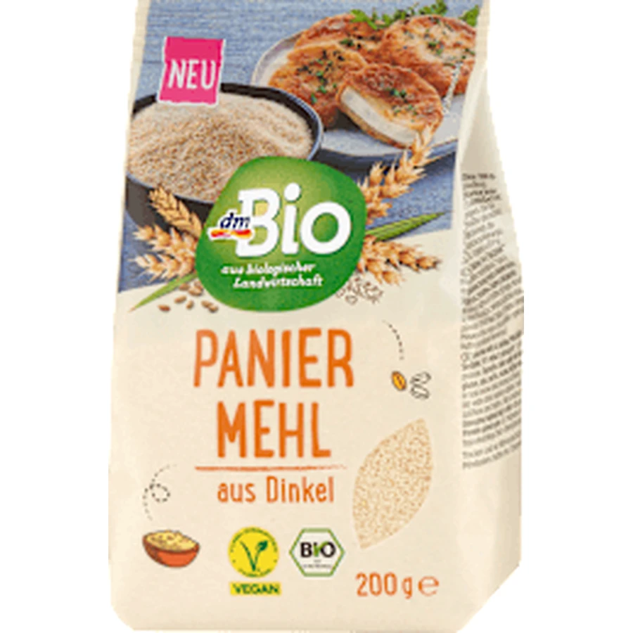dmBio Spelt breadcrumbs, 200 g