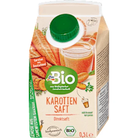 dmBio Carrot juice, 500 ml