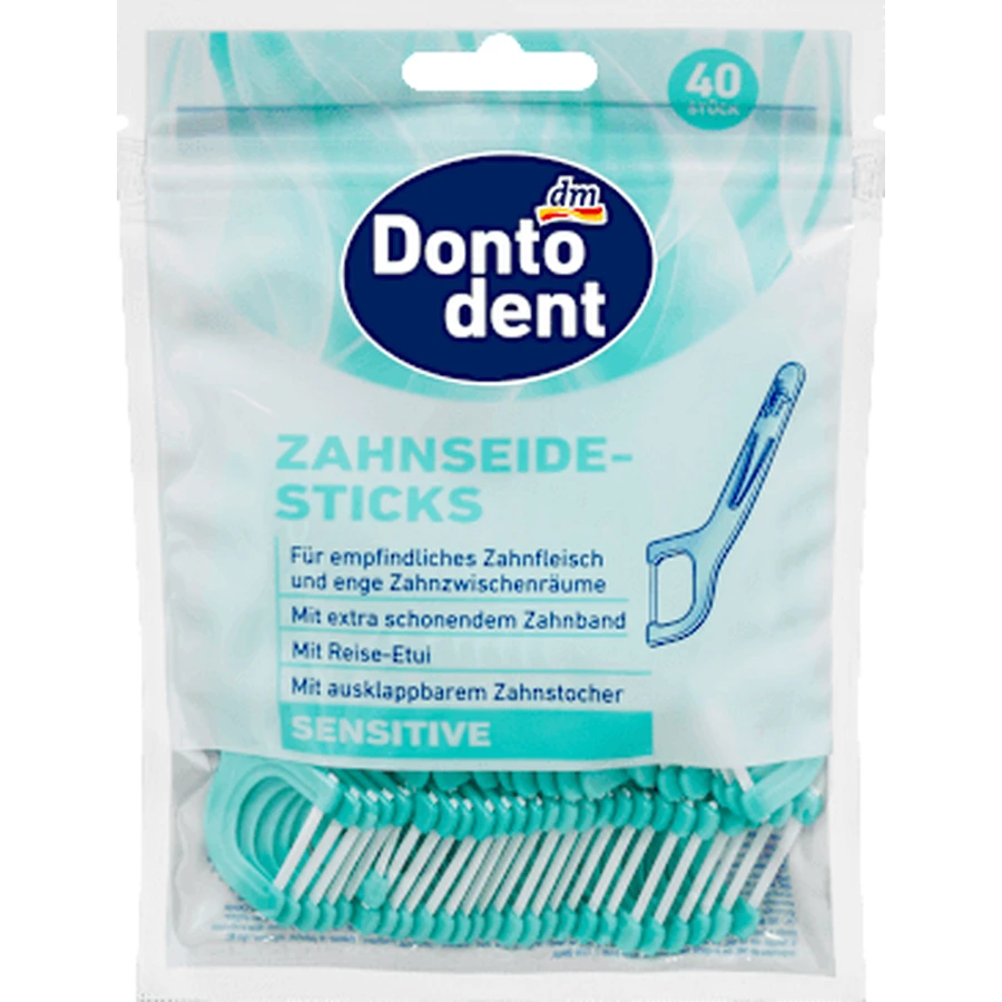 Dontodent Bande dentaire sensible avec support, 40 pcs