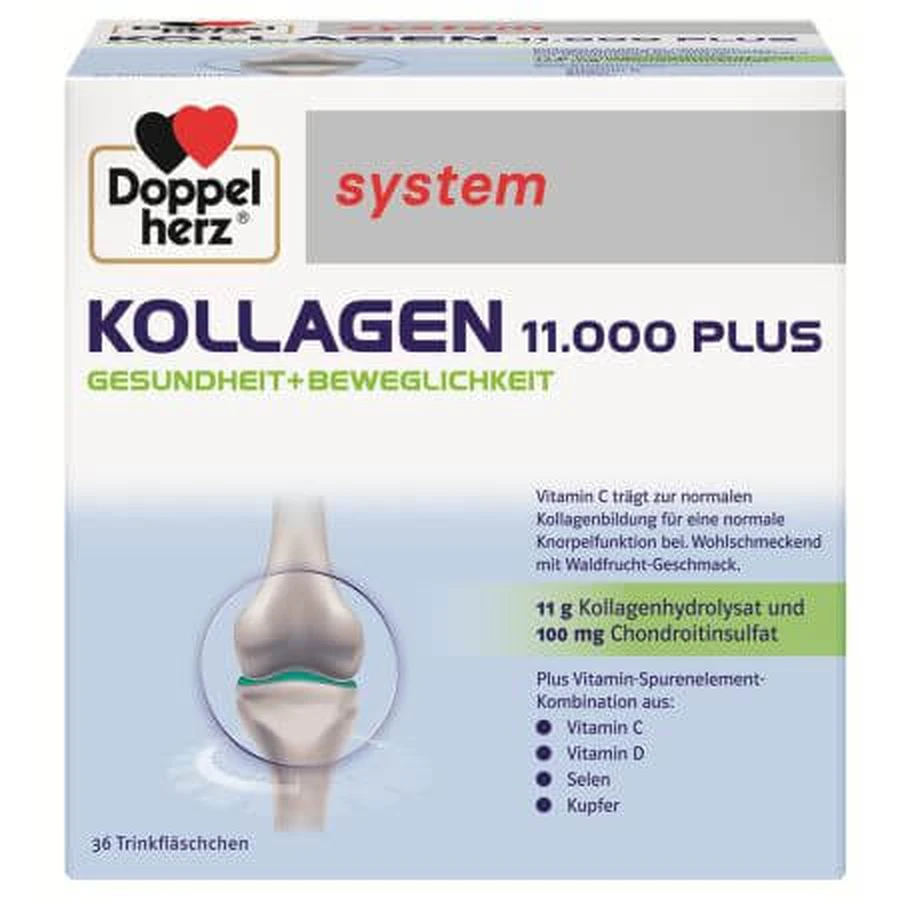 Kollageen 11.000 Plus, 36 drinkampullen, Doppelherz