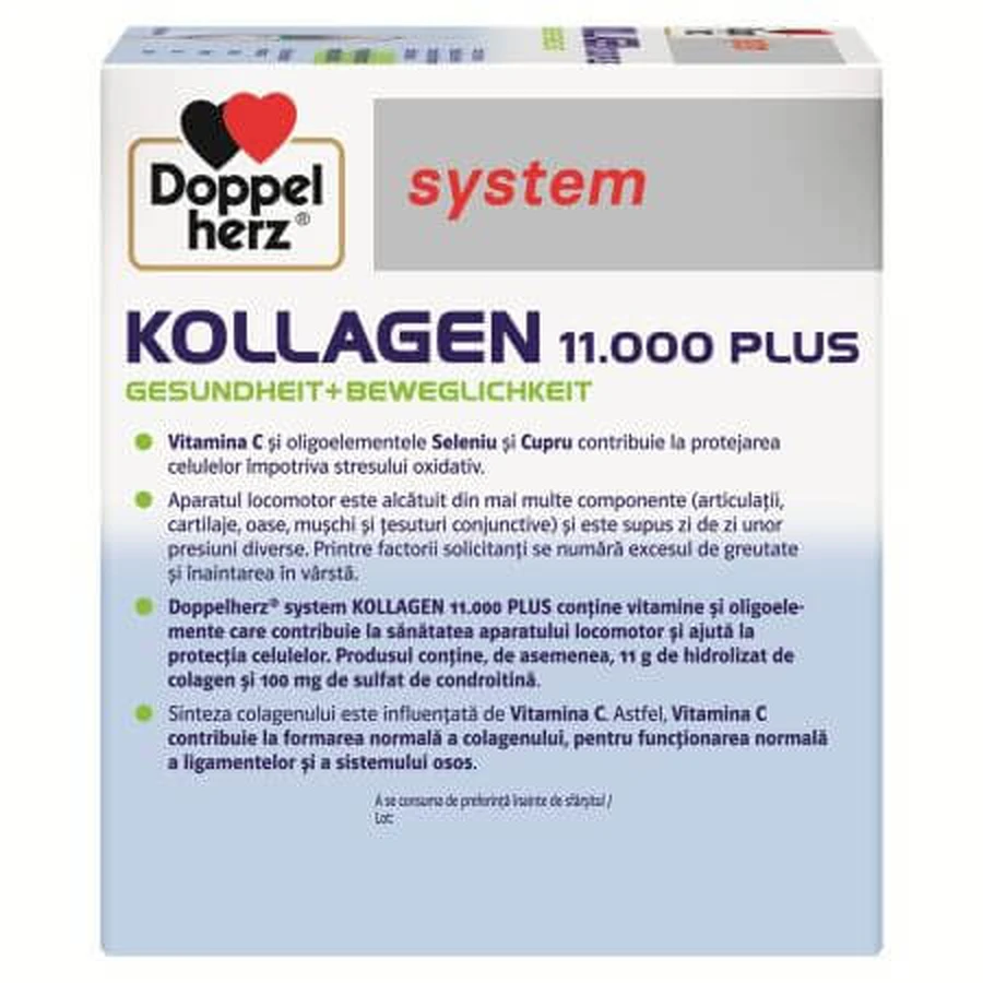 Kollageen 11.000 Plus, 36 drinkampullen, Doppelherz