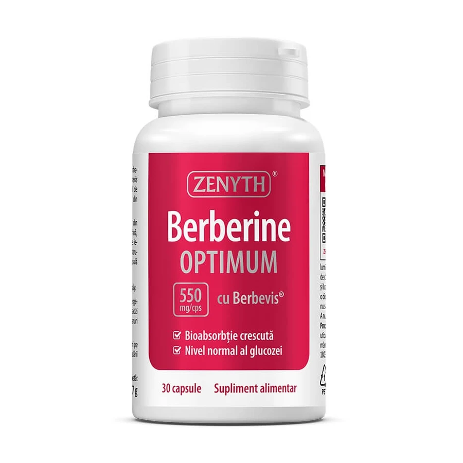 Berberine Optimum, 30 cápsulas, Zenyth