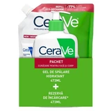 Hydraterende Wasgel 473 ml + Navulling Hydraterende Wasgel 473 ml, CeraVe