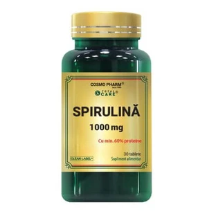 Spirulina, 1000 mg, 30 Tabletten, Cosmopharm