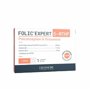 Densmore Folic'expert Folsäure (5-MTHF) vor der Empfängnis und während der Schwangerschaft 30 Tabletten