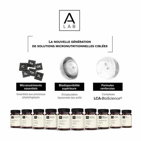 A-LAB Coenzima Q10 Liposomal Antienvejecimiento Antioxidante 60 cápsulas