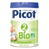 Picot 2 Organic milk powder 6-12 months 800g