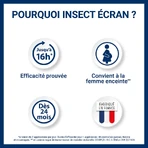 Insect Ecran Pelle Repellente per zanzare, vespe e calabroni per adulti e bambini per adulti e bambini 100ml