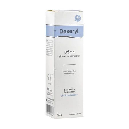 Dexeryl Krem nawilżający do twarzy i ciała skóra bardzo sucha Peaux très sèches ou atopiques 50g: ceny i cechy