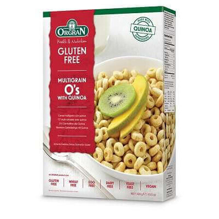 Multicereale Glutenvrije Quinoa Ontbijtgranen, 300 g, Orgran