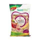 Musli complex cereal flakes with raisins, 500gr, Sanovita