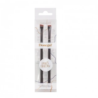 Donegal Pro Brauen-Präzisions-Stylingpinsel-Set, 2 Stück