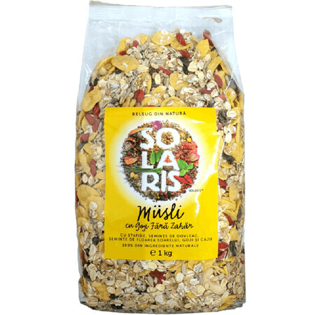 Musli with sugar-free Goji, 1 kg, Solaris