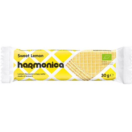 Biologische Napolitana met citroen, 30 gr, Harmonica