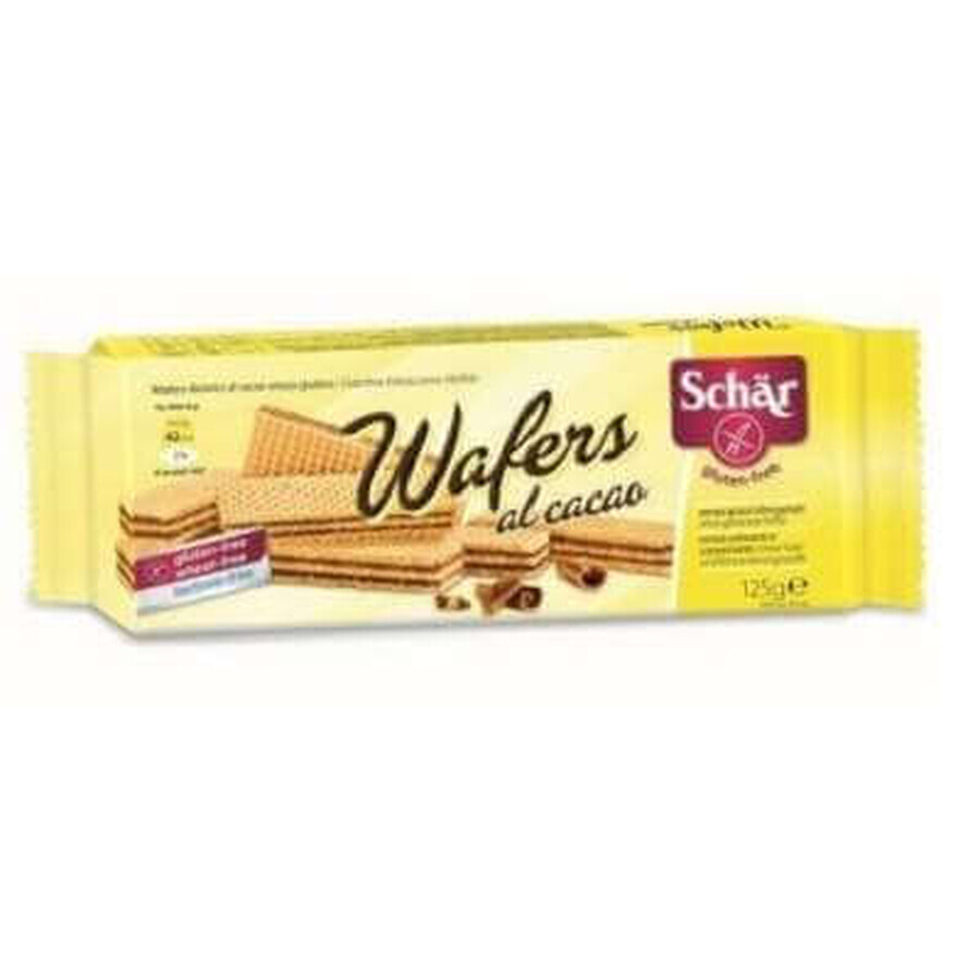 Gaufrettes au cacao sans gluten, 125g, Dr. Schar